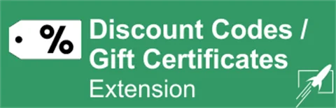 Discount Codes / Gift certificates